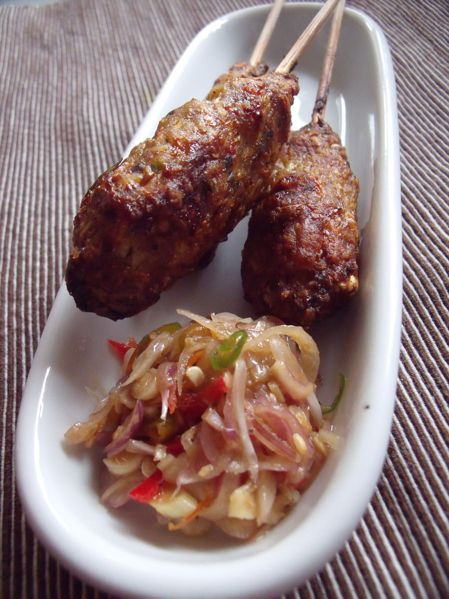 Wayan’s easy Balinese sate lilit seafood recipe