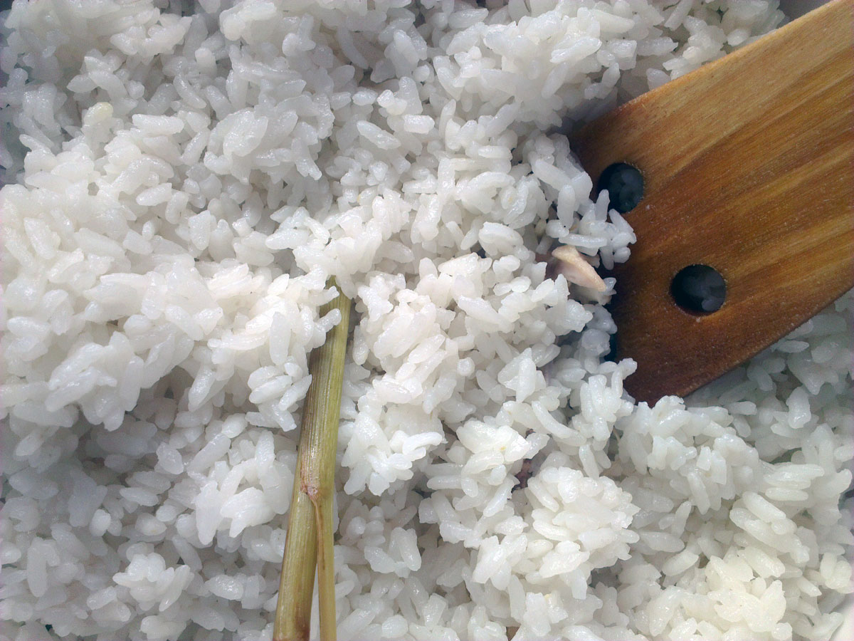 Wayan’s really simple nasi gurih recipe (Coconut rice)